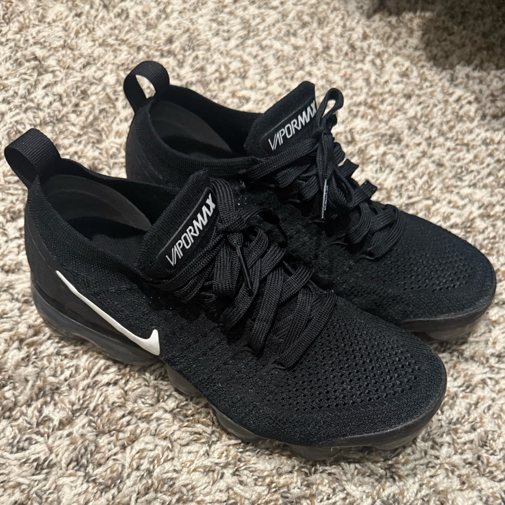 Nike Black VaporMax with Breathable Knit